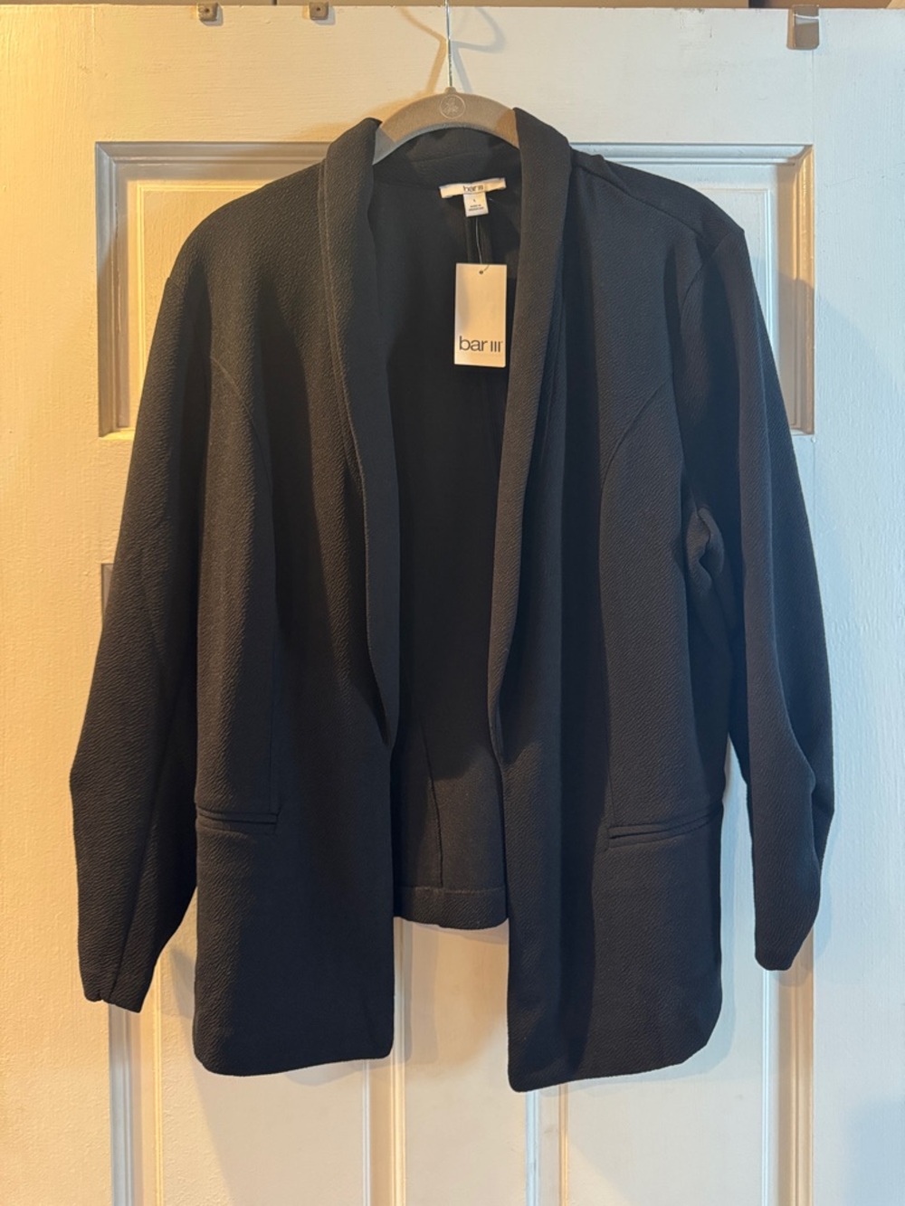 Macy’s BAR III Shawl Collar Blazer Sz L NWT